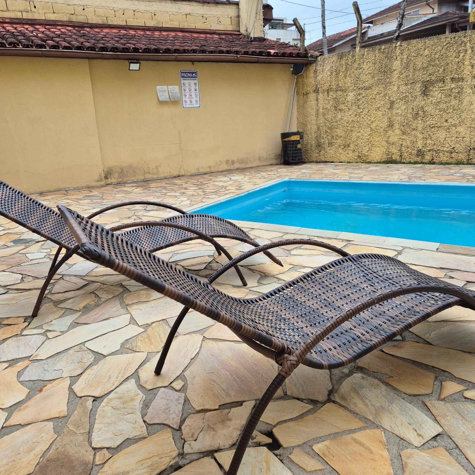 Casa 7 Em Ubatuba No Centro Condominio Com Piscina E Churrasqueira Kültér fotó